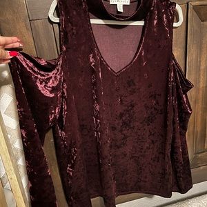 Velvet top